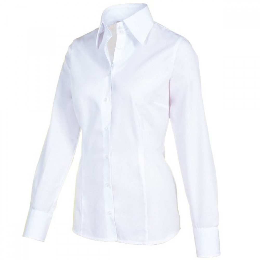 Blusa Oxford Color Blanco.