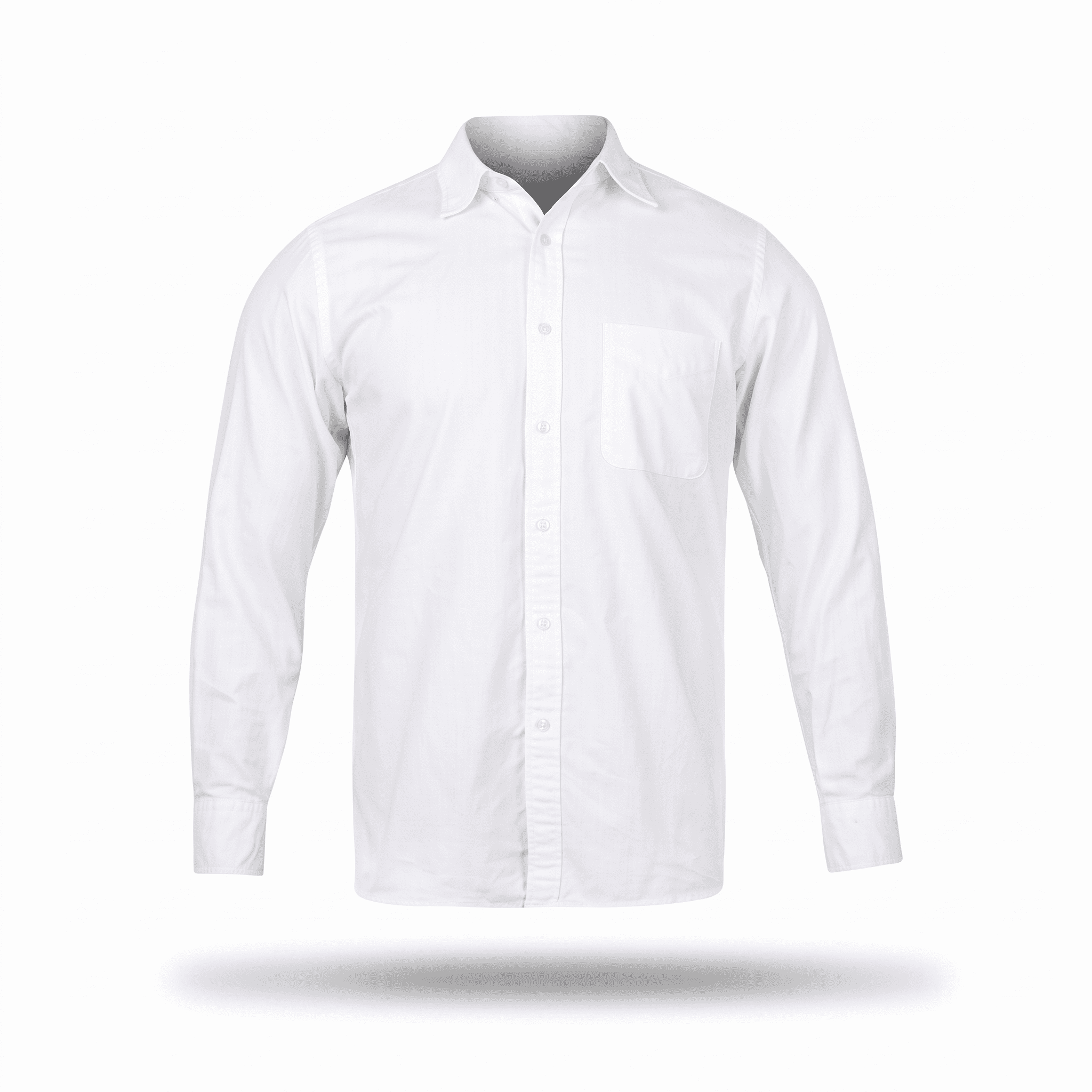 Camisa Oxford Color Blanco.